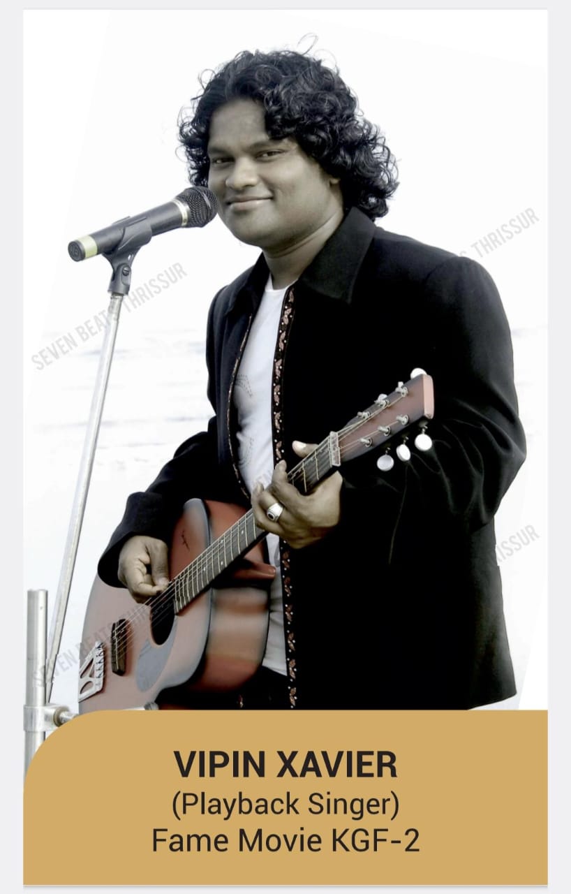 Vipin Xavier performing at Seven Beats Ganamela